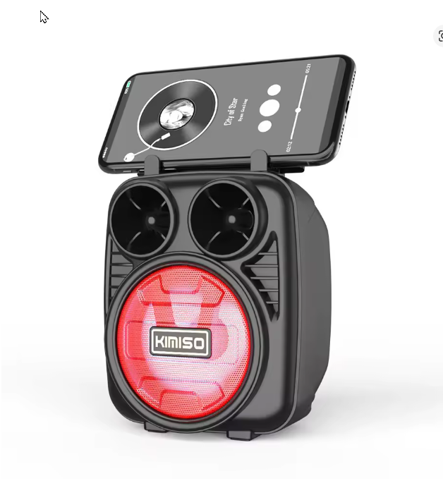 Rádio portátil Bluetooth FM, Kimiso De Som Rádio