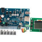 Transmissor FM,  Estéreo PLL, Estação De Rádio De Frequência com Display LCD Digital 12V, 5W, 76-108MHz