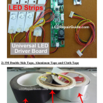 Collection of oled lcd led tv repair tips